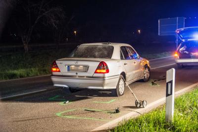 Winnenden: Motorradfahrer kollidiert mit Gegenverkehr und wird Schwerverletzt
